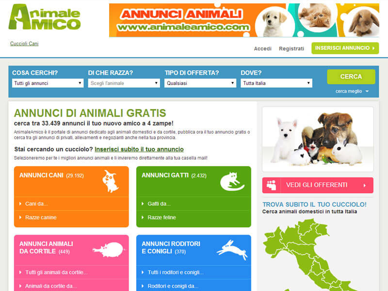 AnimaleAmico.com nel 2014