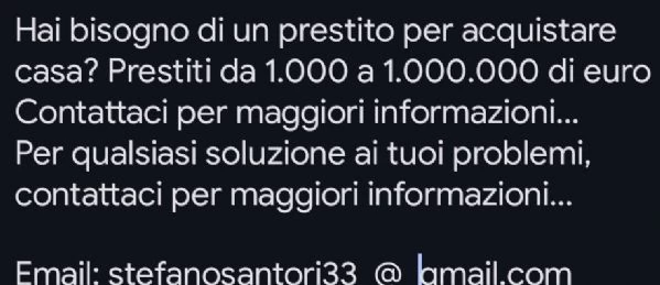 PRESTITO URGENTE FINANZIAMENTO PRESTITO URGENTE